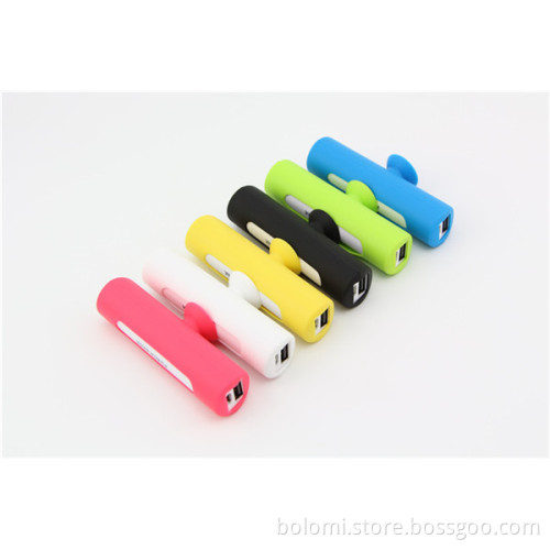2016 new fashional mobile power bank 2600mah with phone stand Silicone sucker